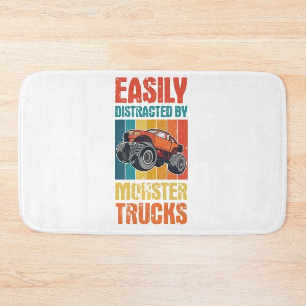 Item preview, Easily Distracted By Monster Trucks designed and sold by jie lin.