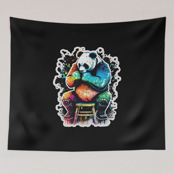 Item preview,   WWF Panda Wrestling, Gift For Wrestling Fans And Panda Lovers designed and sold by tsportdesign.
