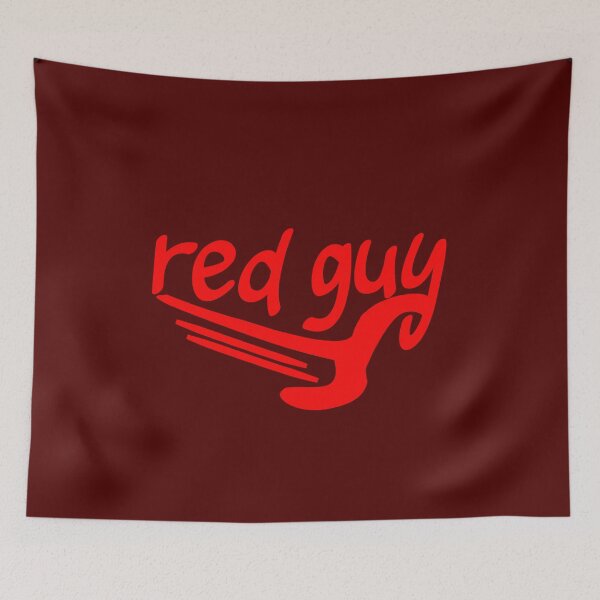 Item preview, Bold handwriting in red, red dude the man behind the slaughter. designed and sold by vibeno1.