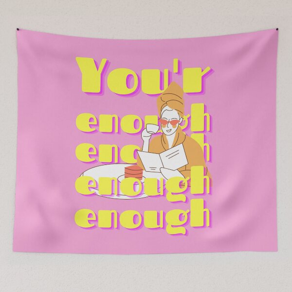 Item preview, You are ENOUGH self love designed and sold by LaartStudio.
