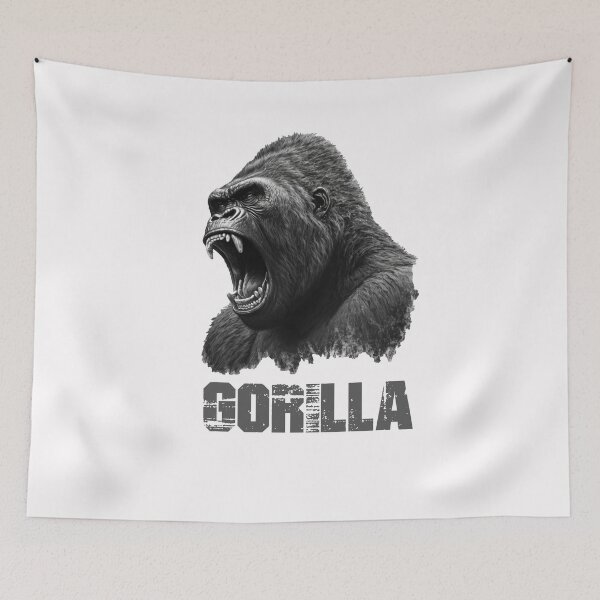 Item preview, Mountain Gorilla (Angry Ape Merchandise) designed and sold by Brockinator.