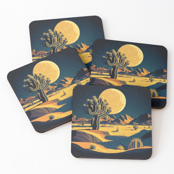 Item preview, Desert at night designed and sold by Cheese Design Studio.