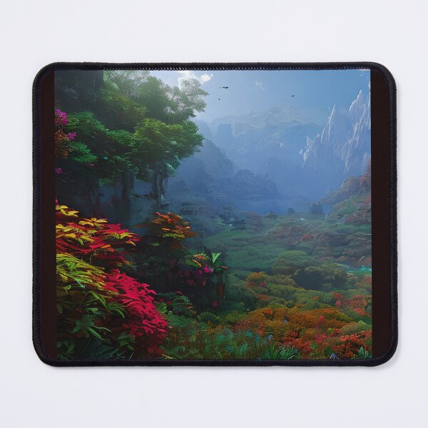 Item preview, Hermosa pintura de paisaje psicodélico designed and sold by KoolStuffRUS.