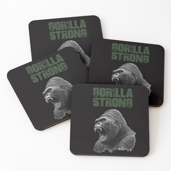 Item preview, Mountain Gorilla Strong (Roaring Ape Merchandise) (Military Green) designed and sold by Brockinator.