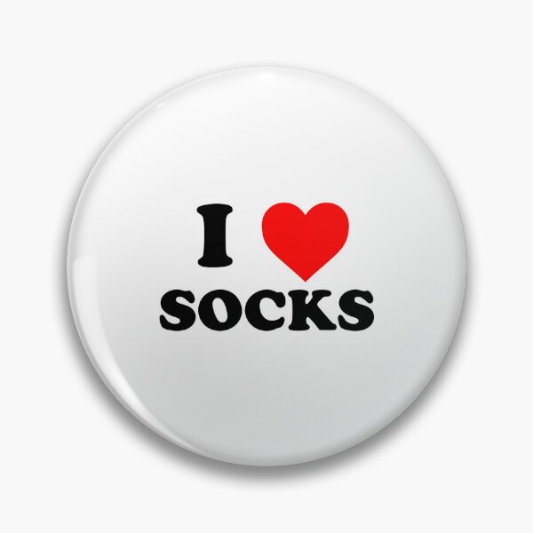 Item preview, i love socks designed and sold by wordswithfonts.