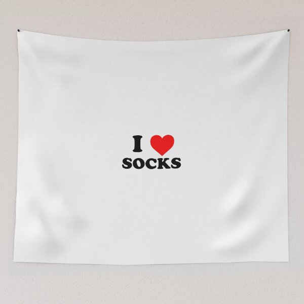 Item preview, i love socks designed and sold by wordswithfonts.