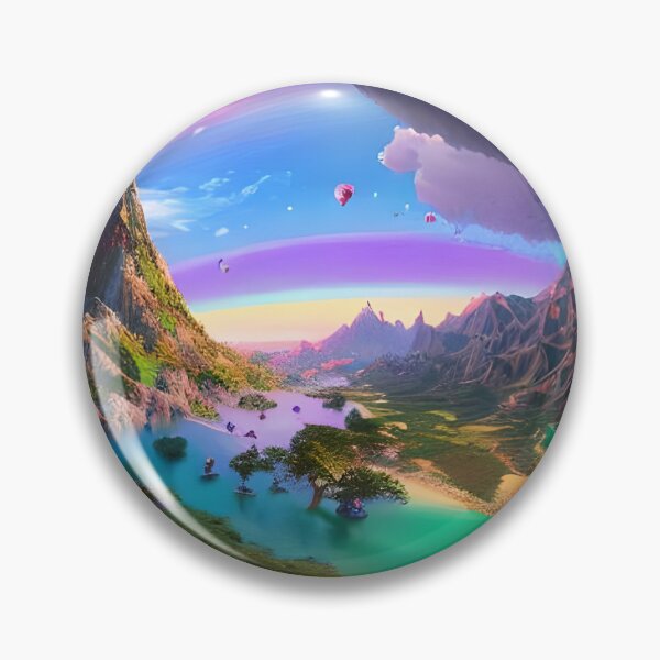 Aperçu de l'œuvre Belle peinture de paysage psychédélique créée et vendue par KoolStuffRUS.