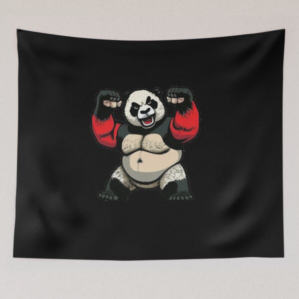 Item preview,  WWF Panda Wrestling, Gift For Wrestling Fans And Panda Lovers designed and sold by tsportdesign.