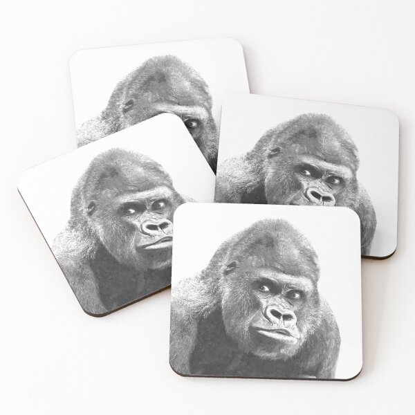 Item preview, Black and White Gorilla designed and sold by Alemi.