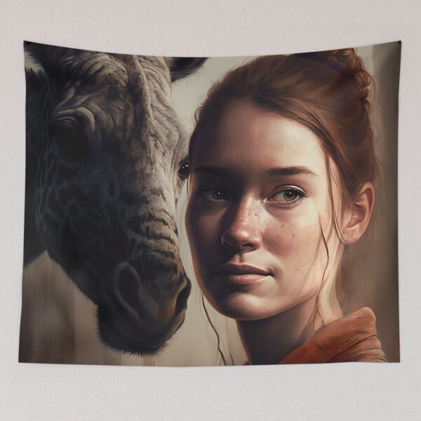 Item preview, Ellie and giraffe designed and sold by MystiS.