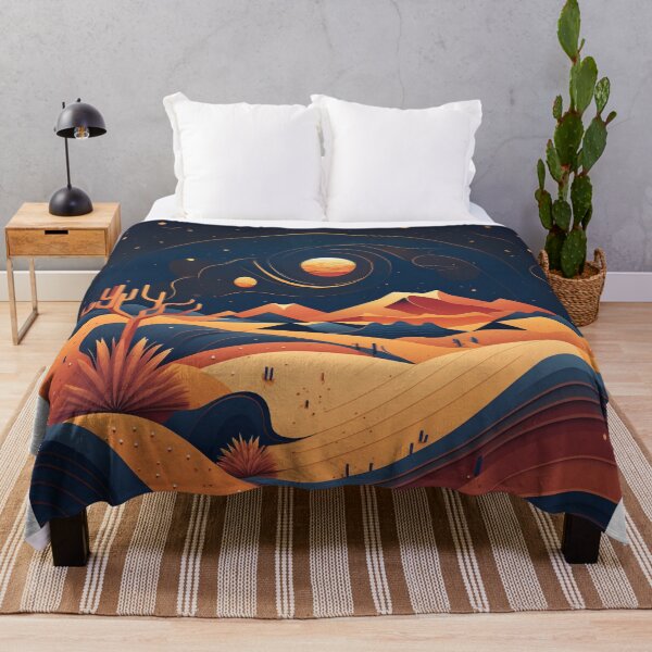 Item preview, Desert at night designed and sold by Cheese Design Studio.