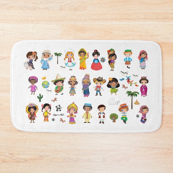 Item preview, Cute and Lovely Multicultural Kids with Adorable Smiles designed and sold by hosannart.