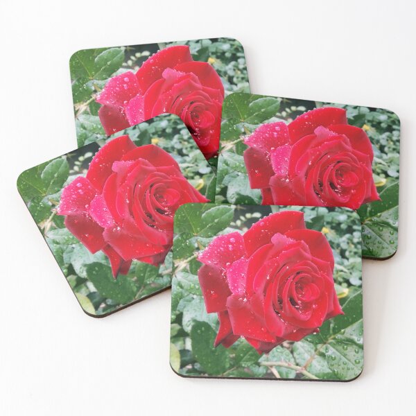 Item preview, Beautiful red rose after the rain  designed and sold by helenkaiy.