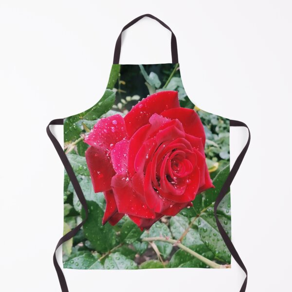 Item preview, Beautiful red rose after the rain designed and sold by helenkaiy.