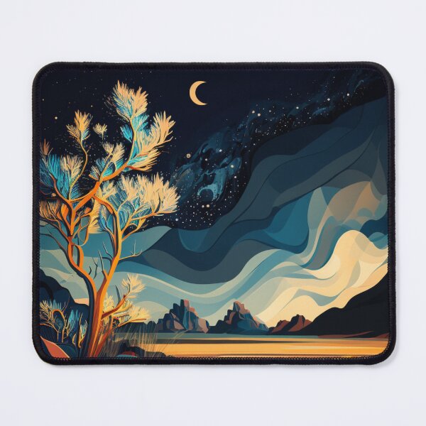 Item preview, Desert at night designed and sold by Cheese Design Studio.