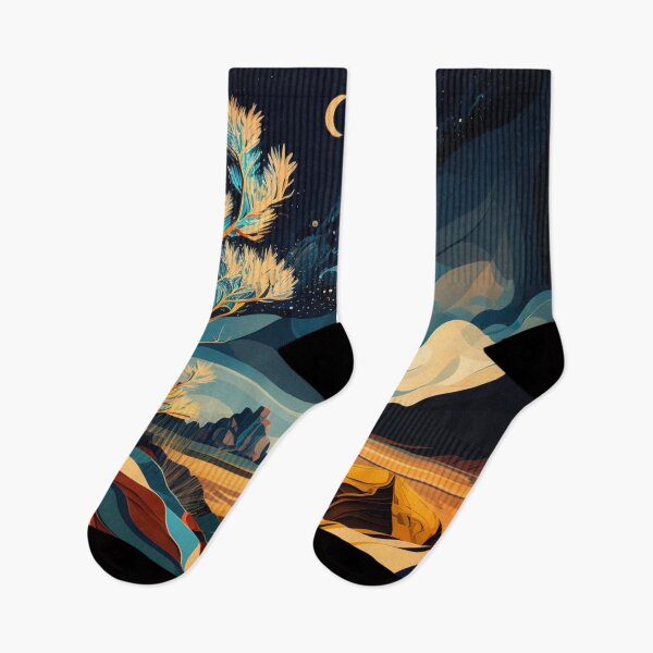 Item preview, Desert at night designed and sold by Cheese Design Studio.