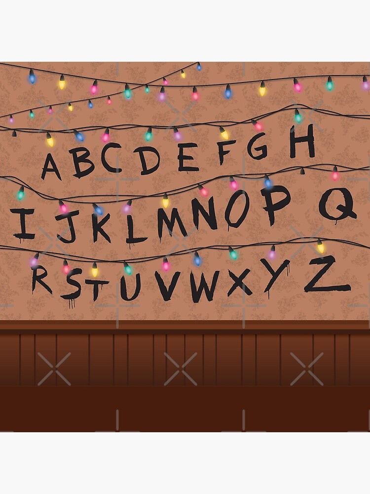 Stranger Things Alphabet - Creepy Alphabet Wall Letters