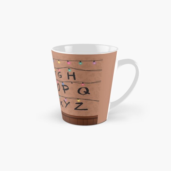 Stranger Things Alphabet Wall Tall Mug