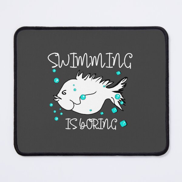 Item preview, Swimming is boring funny swimming saying designed and sold by vibeno1.