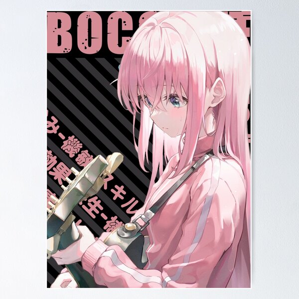 Bocchi Anime Sticker waifu Bocchi chan bocchi the rock meme anime Decals  Postcard for Sale by ohwaifushop