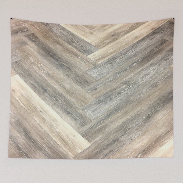 Item preview, contemporary Caramel brown grey Beige farmhouse barn wood designed and sold by LEILA ART SPACE.