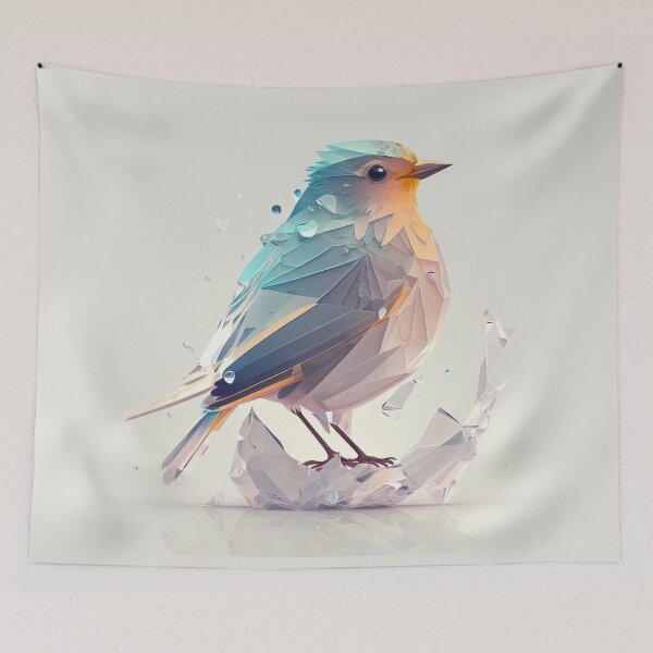 Item preview, Liquid Crystal Bird Illustration designed and sold by quick-drops.