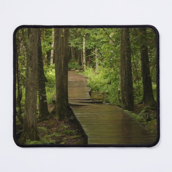 Item preview, Old Wooden Path Through Forest designed and sold by Fuller-Photo.