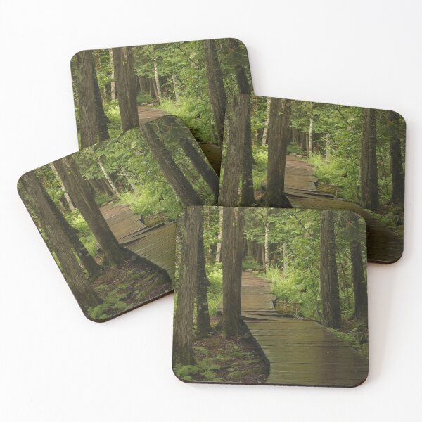 Item preview, Old Wooden Path Through Forest designed and sold by Fuller-Photo.