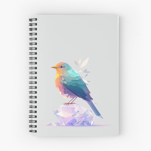 Item preview, Bird Sitting on a Crystal Rock designed and sold by quick-drops.