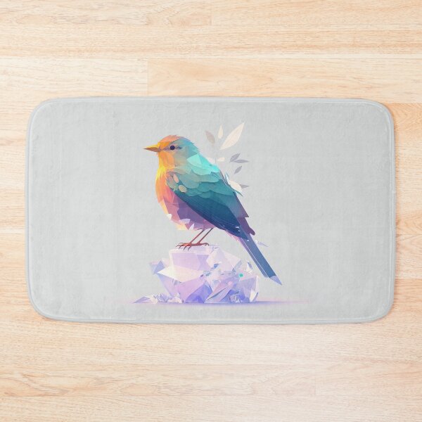 Item preview, Bird Sitting on a Crystal Rock designed and sold by quick-drops.