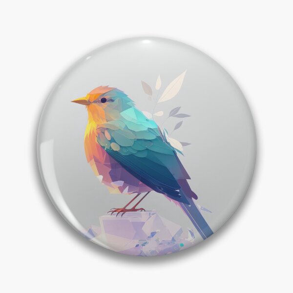 Item preview, Bird Sitting on a Crystal Rock designed and sold by quick-drops.