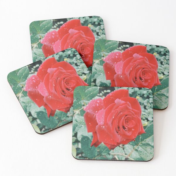 Item preview, Beautiful red rose after the rain  designed and sold by helenkaiy.