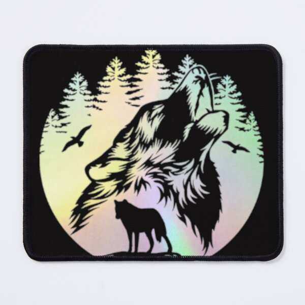 Item preview, howling wolf designed and sold by Ahimsazen.
