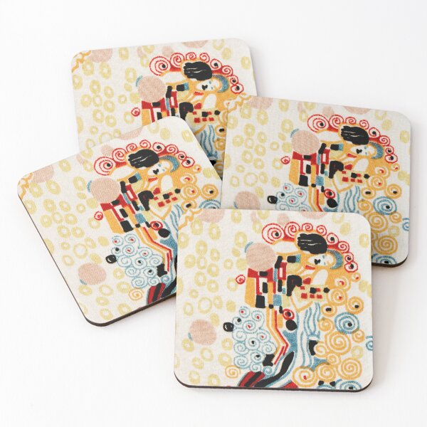 Item preview, Textile sample (ca. 1920) by Gustav Klimt designed and sold by BossyCatHome.