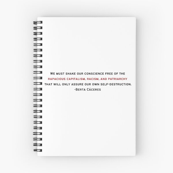 Item preview, Berta Caceres Quote designed and sold by BluebellPainter.