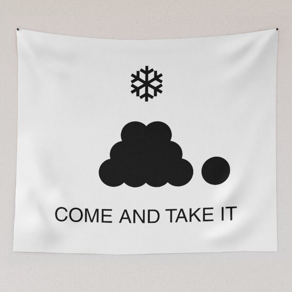 Item preview, Come and Take It Snowball Fight designed and sold by Rodimus13.