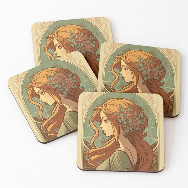 Artikelvorschau, Rapunzel - Jugendstil entworfen und verkauft von ArtNouveauChic.