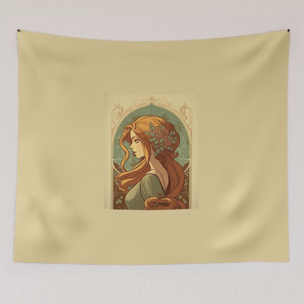 Item preview, Rapunzel - Art Nouveau designed and sold by ArtNouveauChic.