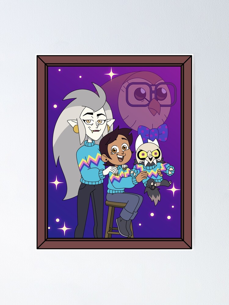 I edited and restored The Owl House family portrait! (I kept the shine  though, so it can look nice on a photo frame.) : r/TheOwlHouse