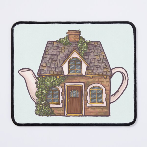 Item preview, Brick Cottage Teapot designed and sold by Jewelia Howard.
