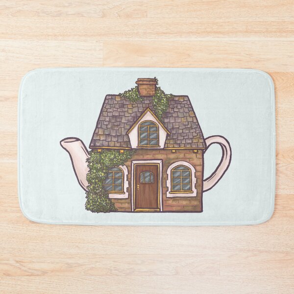 Item preview, Brick Cottage Teapot designed and sold by Jewelia Howard.