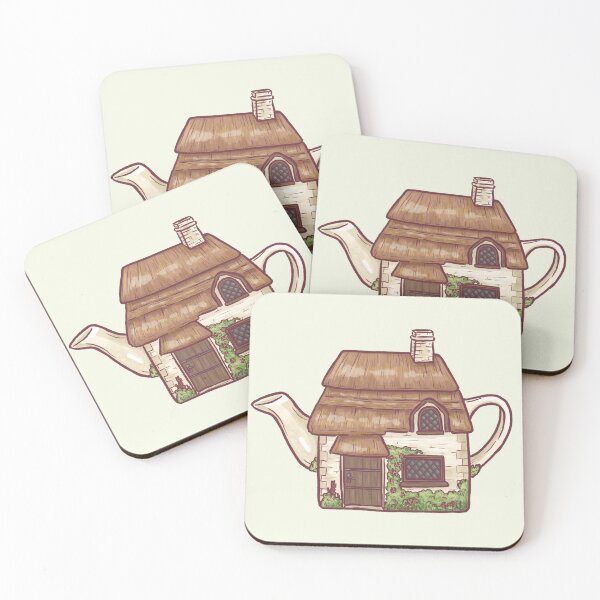 Item preview, Thatched Roof Cottage Teapot designed and sold by Jewelia Howard.