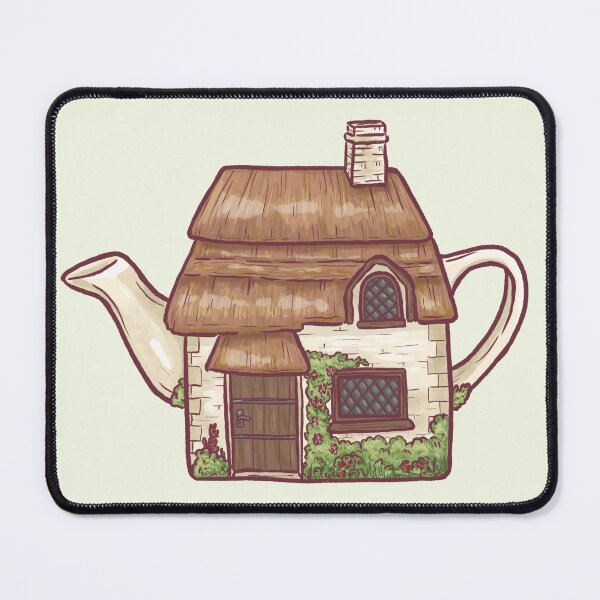 Item preview, Thatched Roof Cottage Teapot designed and sold by Jewelia Howard.