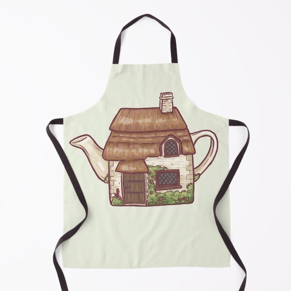 Item preview, Thatched Roof Cottage Teapot designed and sold by Jewelia Howard.