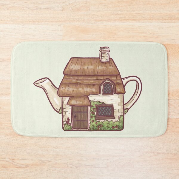 Item preview, Thatched Roof Cottage Teapot designed and sold by Jewelia Howard.