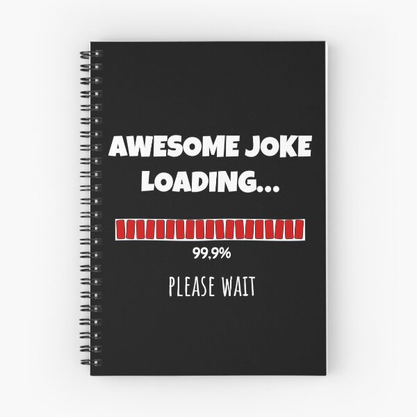 Item preview, Awesome Joke Loading... Please wait | Funny and witty loading bar text design designed and sold by ArtworkbyEmmy.