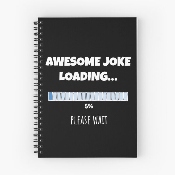 Item preview, Awesome Joke Loading... Please wait | Funny and witty loading bar text design designed and sold by ArtworkbyEmmy.