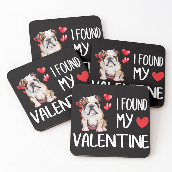 Item preview, I FOURN MY VALENTINE BULLDOG designed and sold by teemaker24.