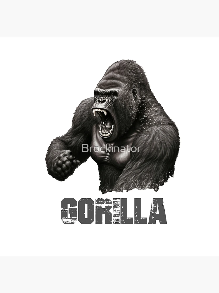 Mountain Gorilla Roar by for | Poster Brockinator Sale Beast)\
