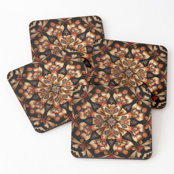 Item preview, Formal Crafty Dazzling Eclectic Pattern Digital Painting designed and sold by CodeAndColors.